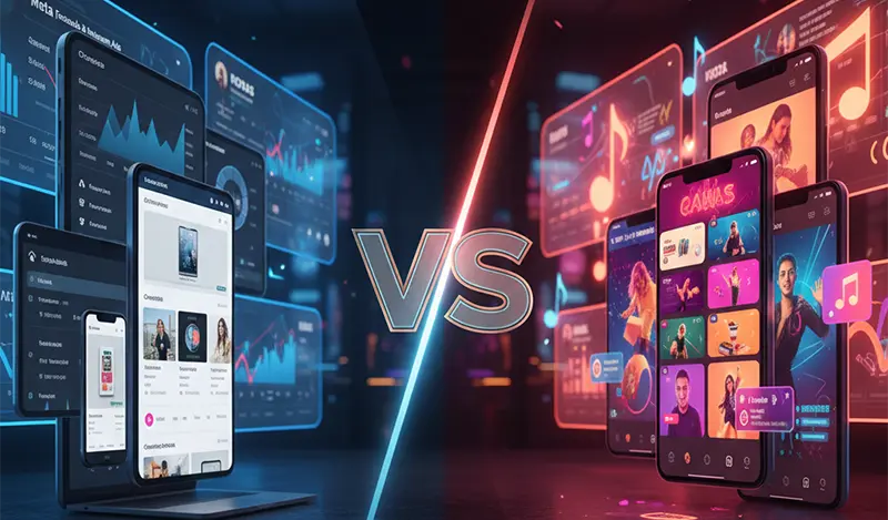 Meta Facebook Ads vs. TikTok Ads: înțelegerea alternativelor tale